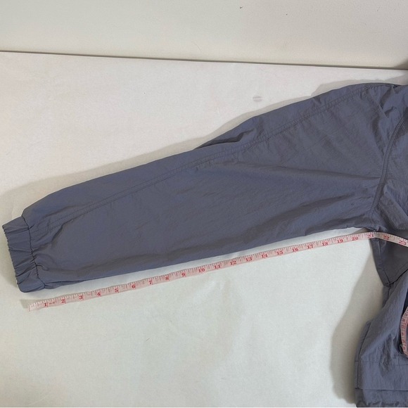 LIV Outdoor Windbreaker Jacket Womens Large Blue Purple Utility Cargo Full Zip - Picture 8 of 8